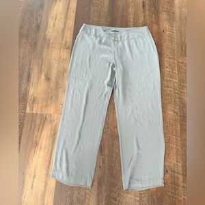 Eileen Fisher Gray Silk Pants 12